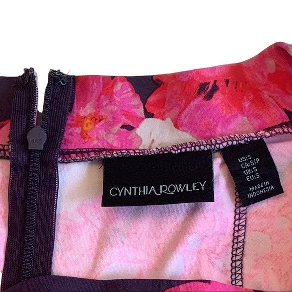 Cynthia Rowley TJX Floral print skirt Size Small - Picture 3 of 9